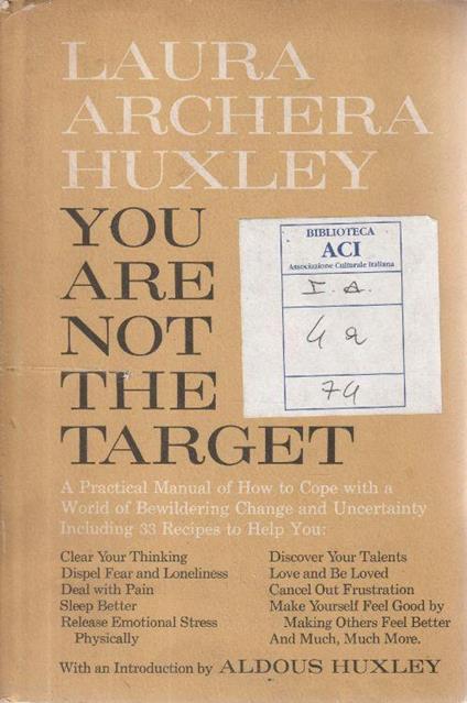 Autografato ! You are not the target - copertina