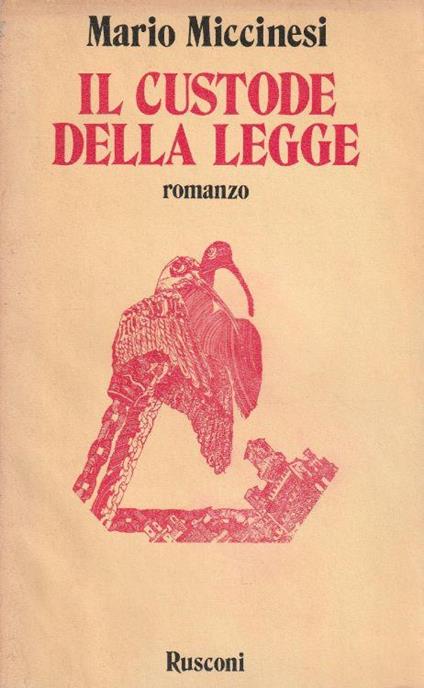 1° edizione autografata! Il custode della legge: romanzo - copertina