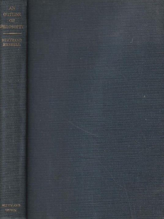 An outline of philosophy - B. Russel - copertina