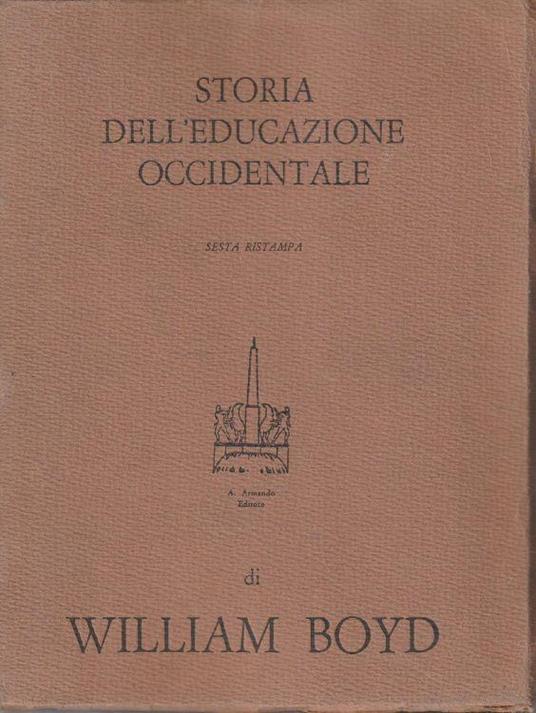 Storia dell'educazione occidentale - copertina