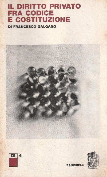 Il diritto privato fra codice e Costituzione - copertina