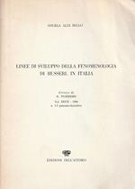 Linee di sviluppo della fenomenologia di Husserl in Italia