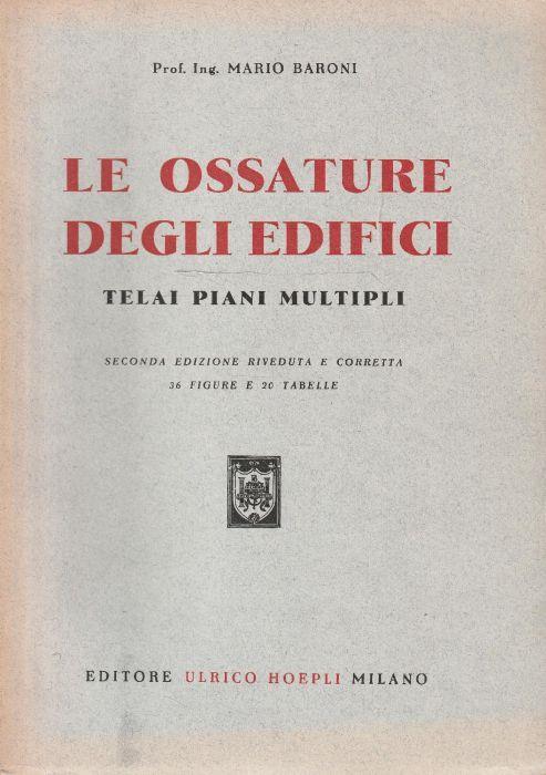 Le ossature degli edifici: telai piani multipli - copertina