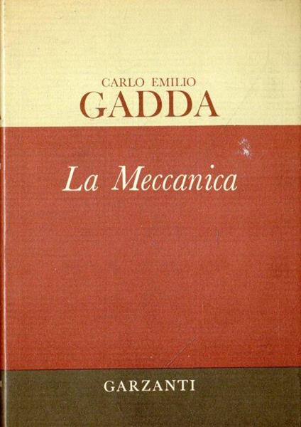 La Meccanica - Carlo Emilio Gadda - copertina