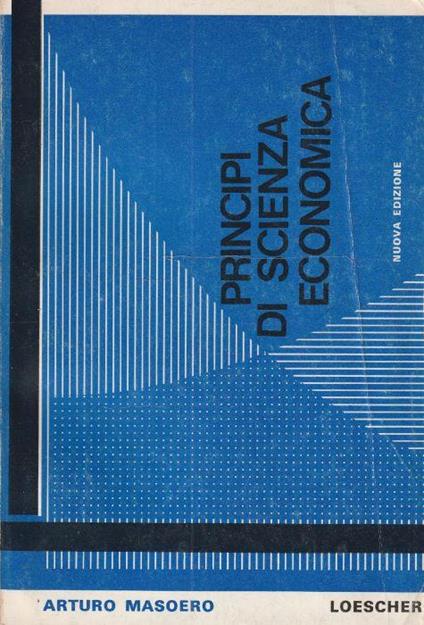 Principi di scienza economica - A. Masoero - copertina