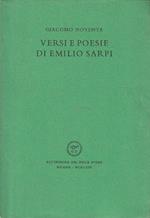 Versi e poesie di Paolo Sarpi