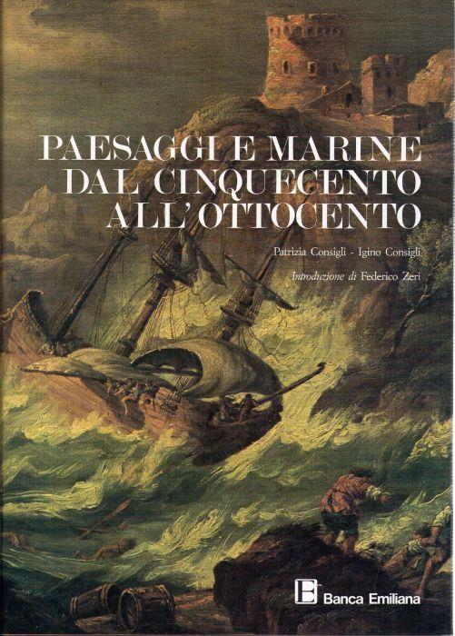 Paesaggi e Marine dal Cinquecento all'Ottocento - copertina