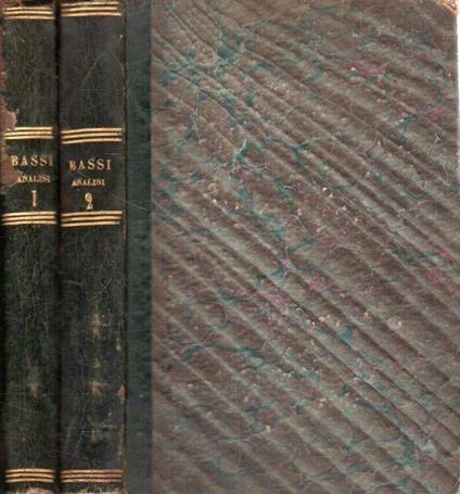 Analisi del Diritto Pubblico Ecclesiastico (2 Vol.) di: Bassi, F. - copertina