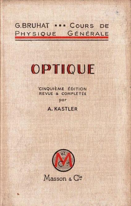 Cours de Physique Générale - copertina