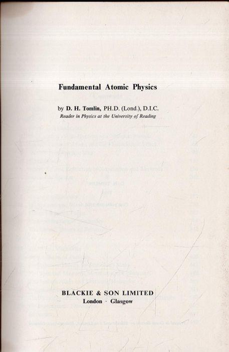 Fundamental Atomic Physics - copertina