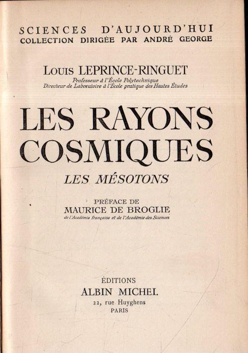 Les Rayons Cosmiques: Les Mésotons - copertina