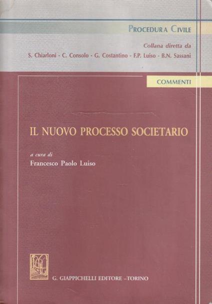 Il nuovo processo societario. Commenti 2 - copertina