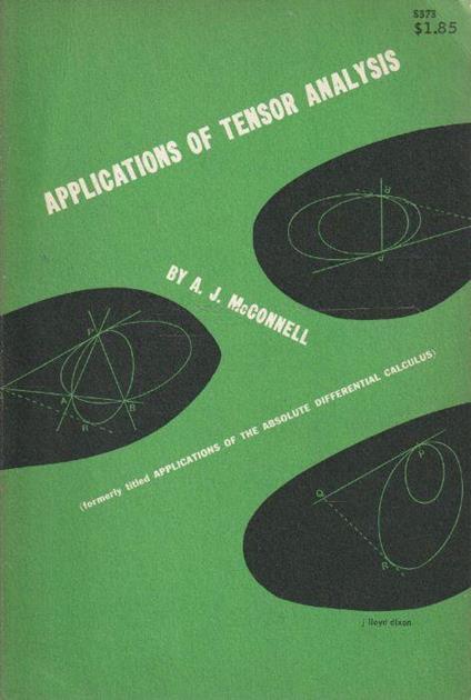 Applications of tensor analysis - copertina