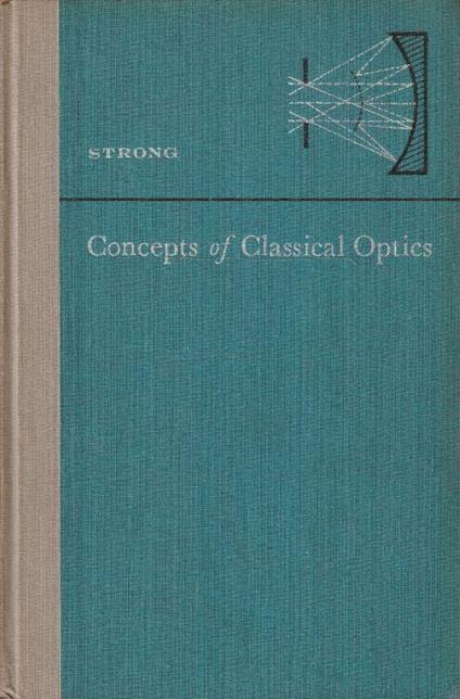 Concepts of Classical Optics - copertina