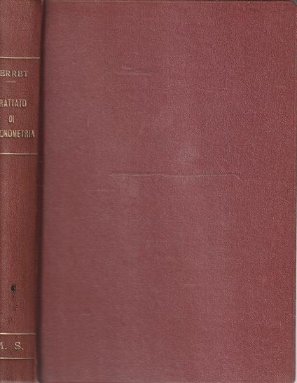 Trattato di Trigonometria - copertina