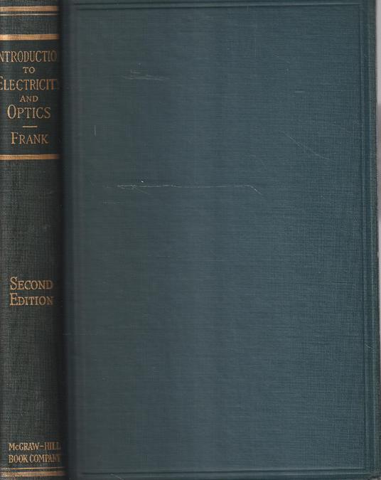 Introduction to Electricity and Optics - copertina