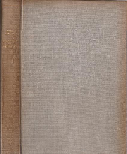 Complementi di Matematica per i Licei Scientifici - copertina