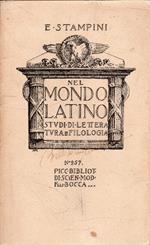 Nel Mondo Latino - Ettore Stampini - Fratelli Bocca
