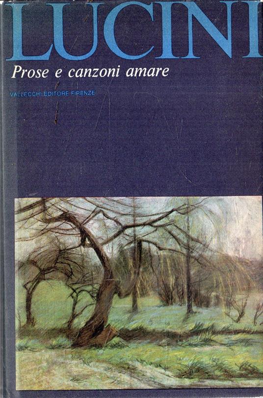 Prose e canzoni amare - G. Pietro Lucini - copertina