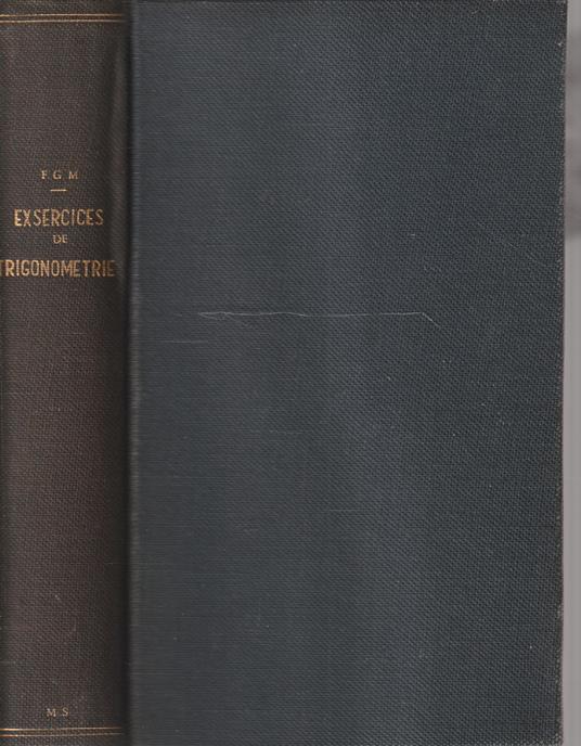 Exercices de Trigonométrie. Par F. G.-M - copertina
