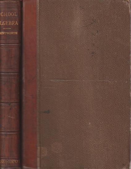 A School Algebra - copertina