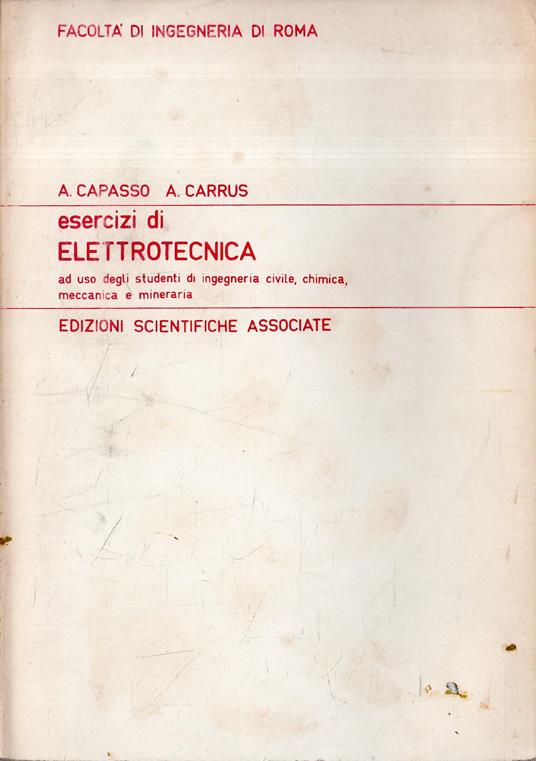 Esercizi di Elettrotecnica - Aldo Capasso - copertina