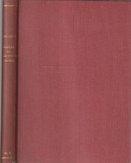 Regulae ad directionem ingenii. Regole per la guida dell'intelligenza - Renato Cartesio - copertina