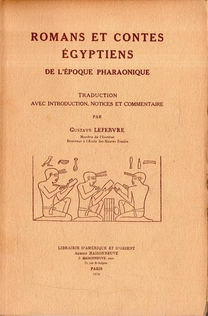 Romans et Contes Égyptiens: de l'époque pharaonique - copertina
