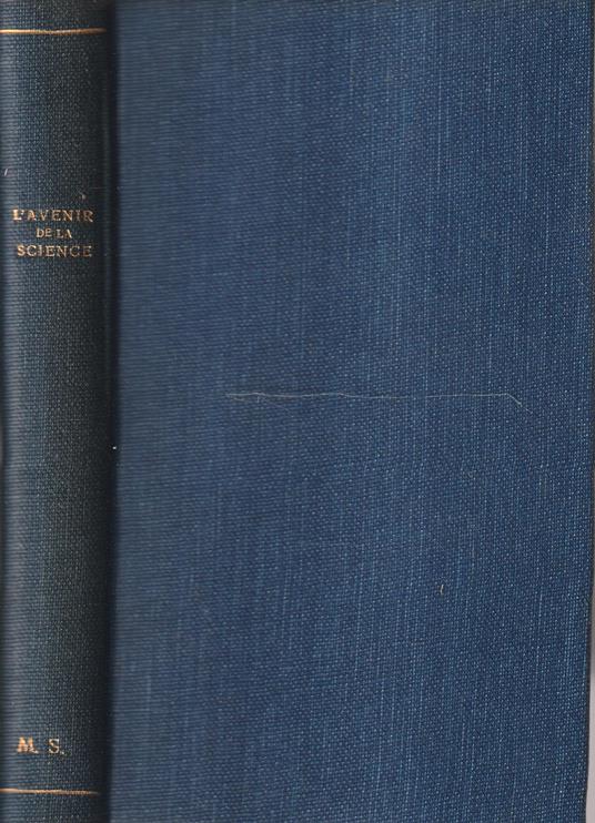 L' avenir de la science - Louis de Broglie - copertina