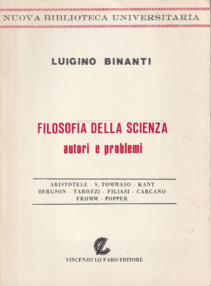 Filosofia della scienza. Autori e problemi - copertina