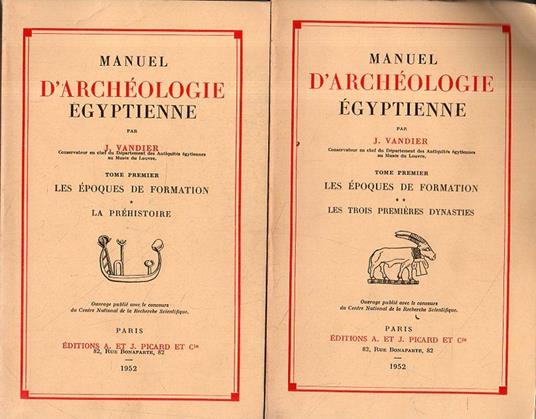 Manuel d'Archéologie Égyptienne (2 vol.) - copertina