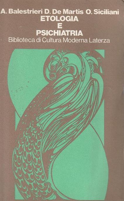 Etologia e psichiatria - copertina