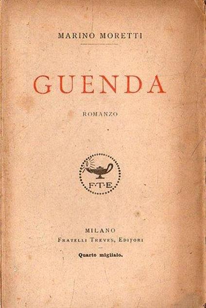 Guenda - Marino Moretti - copertina