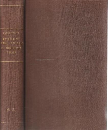 Metafisica. Passi scelti, con introduzione e note a cura di Mario Dal Pra - Aristotele - copertina