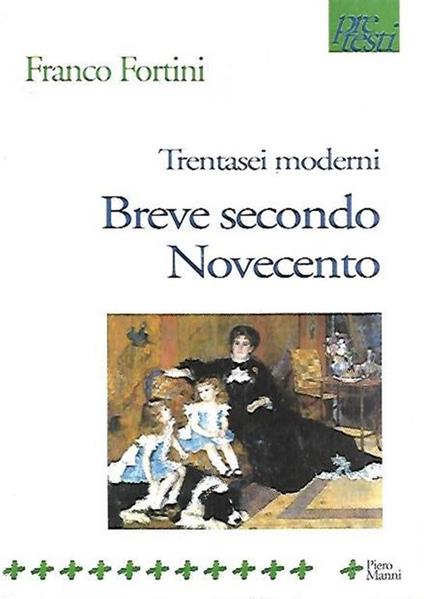 Tretasei moderni: Breve secondo Novecento - Franco Fortini - copertina