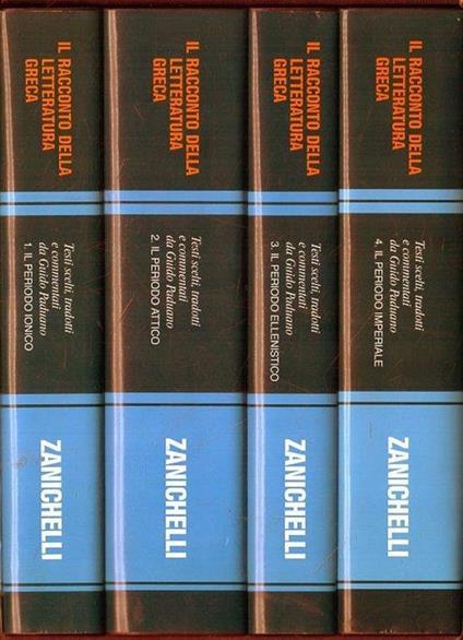 Il Racconto della Letteratura Greca (vol.4) - Guido Paduano - copertina