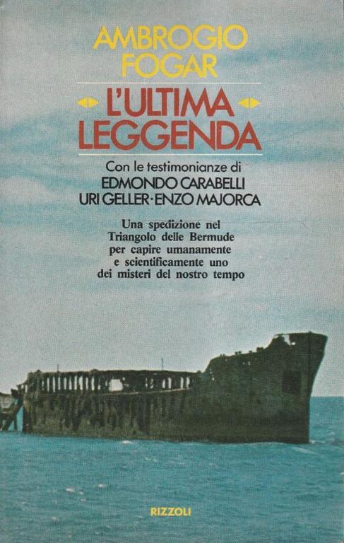 Autografato ! L'ultima leggenda - Ambrogio Fogar - copertina