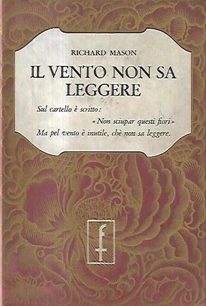 Il vento non sa leggere - Richard Mason - copertina