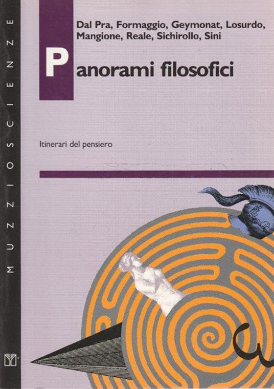 Panorami filosofici : itinerari del pensiero - copertina