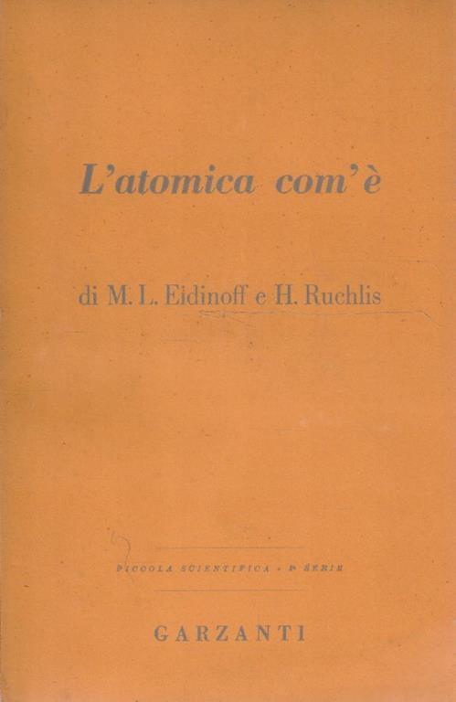 L' atomica com'è - copertina
