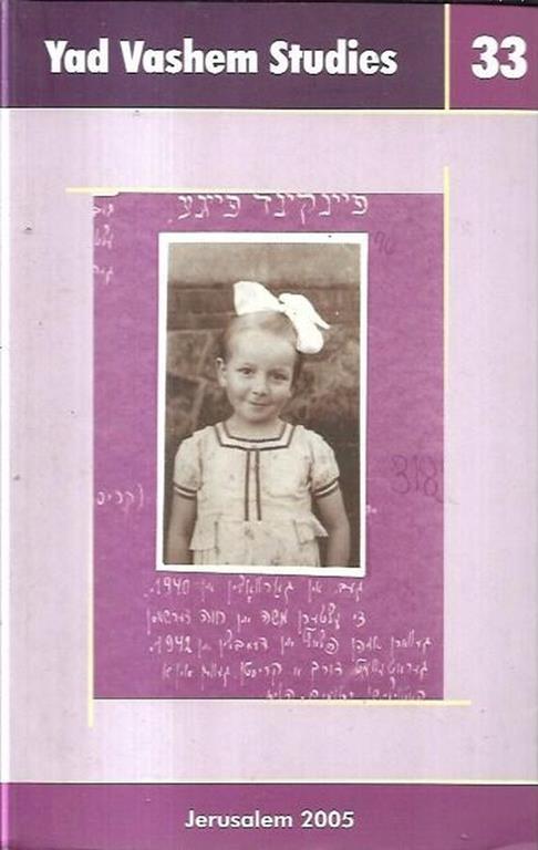 Yad Vashem Studies, XXXIII - copertina