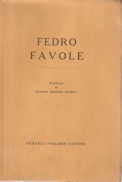 Favole - Fedro - copertina