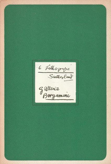 6 litografie di Sutherland - copertina