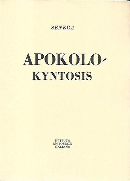 Apokolo - Kyntosis - L. Anneo Seneca - copertina