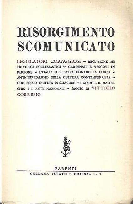 Risorgimento scomunicato - copertina