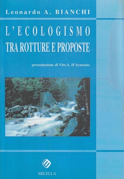 L' ecologismo tra rotture e proposte - copertina