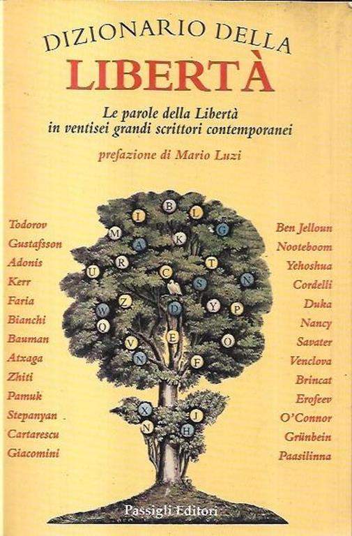 Dizionario della libertà - copertina