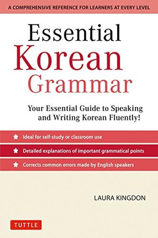 Essential Korean grammar : a comprehensive reference for learners at every level - copertina