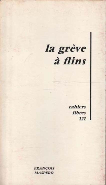 La grève à flins - copertina
