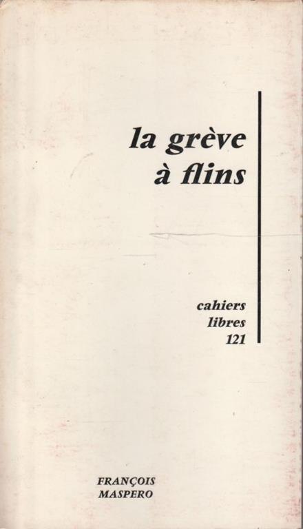 La grève à flins - copertina